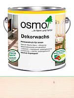 Кольорова прозора олія Osmo Dekorwachs Transparent 0,125 L Білий 3111 (4006850103010)