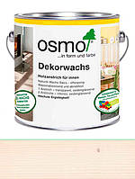 Цветное прозрачное масло Osmo Dekorwachs Transparent 2,5 L Белый 3111 (4006850100088)