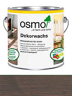 Цветное прозрачное масло Osmo Dekorwachs Transparent 0,75 L Серый гранит 3118 (4006850733965)