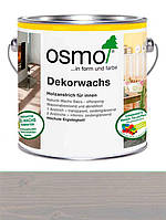 Цветное прозрачное масло Osmo Dekorwachs Transparent 0,125 L Серый шелк 3119 (4006850733989)