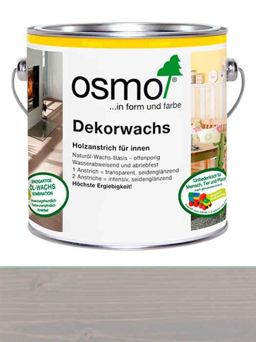 Кольорова прозора олія Osmo Dekorwachs Transparent 2,5 L Сірий шовк 3119 (4006850734016)