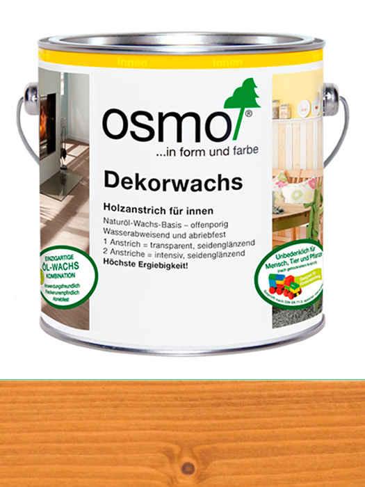 Кольорова прозора олія Osmo Dekorwachs Transparent 0,125 L Клен 3123 (4006850103027)