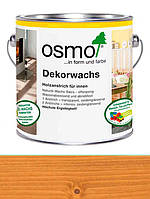 Цветное прозрачное масло Osmo Dekorwachs Transparent 0,125 L Клён 3123 (4006850103027)