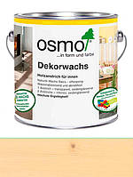 Цветное прозрачное масло Osmo Dekorwachs Transparent 0,125 L Береза 3136 (4006850103034)