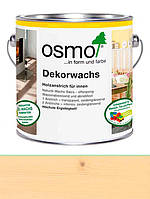 Цветное прозрачное масло Osmo Dekorwachs Transparent 2,5 L Береза 3136 (4006850102839)