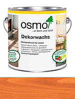Цветное прозрачное масло Osmo Dekorwachs Transparent 2,5 L Вишня 3137 (4006850102860)