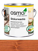 Цветное прозрачное масло Osmo Dekorwachs Transparent 0,125 L Махагон 3138 (4006850103058)