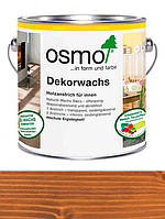 Цветное прозрачное масло Osmo Dekorwachs Transparent 0,75 L Орех 3166 (4006850102884)