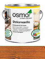Цветное прозрачное масло Osmo Dekorwachs Transparent 2,5 L Орех 3166 (4006850102891)