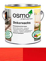 Универсальное цветное масло Osmo Dekorwachs Intensive Töne 0,125 L Красное 3104 (4006850759163)