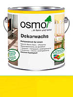 Универсальное цветное масло Osmo Dekorwachs Intensive Töne 0,125 L Желтое 3105 (4006850759125)