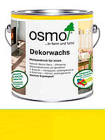 Универсальное цветное масло Osmo Dekorwachs Intensive Töne 0,375 L Желтое 3105 (4006850759132)