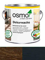 Универсальное цветное масло Osmo Dekorwachs Intensive Töne 0,75 L Чёрное 3169 (4006850475582)