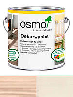 Универсальное цветное масло Osmo Dekorwachs Intensive Töne 0,125 L Шёлк 3172 (4006850393770)