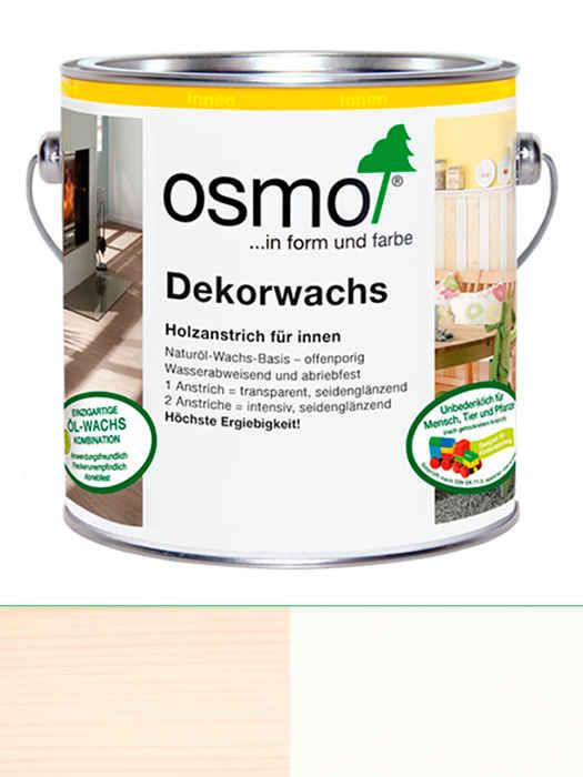 Універсальна кольорова олія Osmo Dekorwachs Intensive Töne 0,375 L Сніг 3188 (4006850475964)