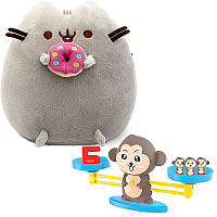 Мягкая игрушка Пушин кэт Pusheen cat 23х25см с Пончиком Обучающая игра математические весы Обезьяна n-11557