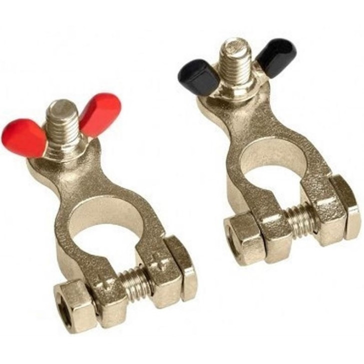 Клеми АКБ Alca кольорова "Wing Fix" 2шт