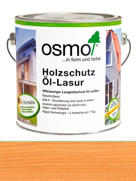 Захисна олива-лазур Osmo Holzschutz-Lasur 0,125 L Листоподібниця 702 (4006850110957)