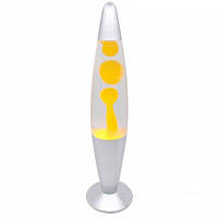 Лава лампа 35см, парафиновая лампа Lava lamp, Детский ночник светильник Желтый Fenix