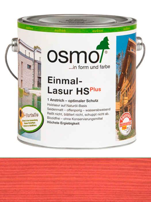 Одношарова лазур Osmo Einmal-Lasur HS plus 0,125 L Скандинавська червона 9234 (os_33)