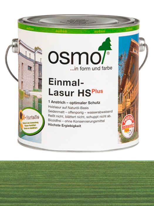 Одношарова лазур Osmo Einmal-Lasur HS plus 0,125 L Зелена ялина 9242 (os_37)
