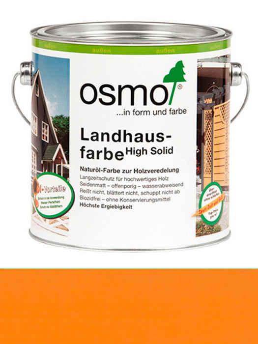 Захисна кольорова непрозора олія Osmo Landhausfarbe 2,5 L Жовта ялина 2203 (4006850101986)