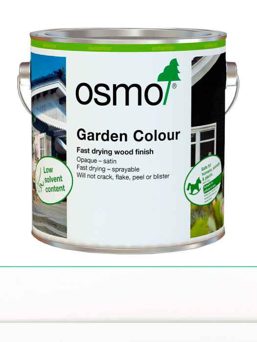 Непрозора фарба Osmo Garden Colour 2,5 L трафік білий 7500 Абсолютно