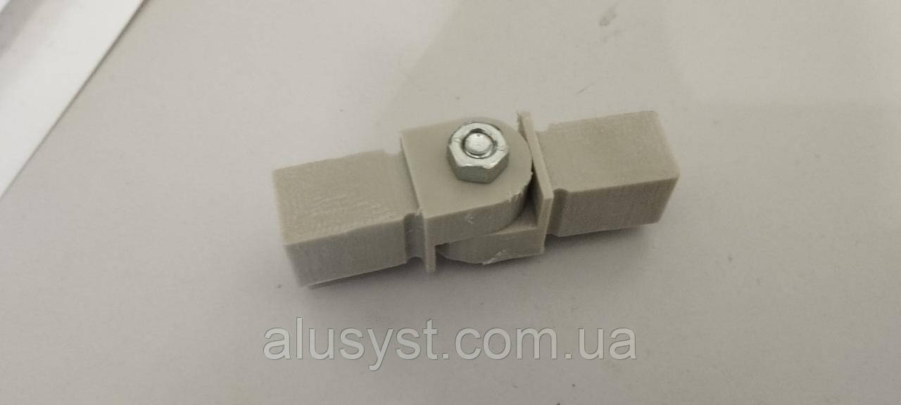 15х15х1,5 / шарнірний подовжувач, зміна напряму / поліпропилен, фото 1