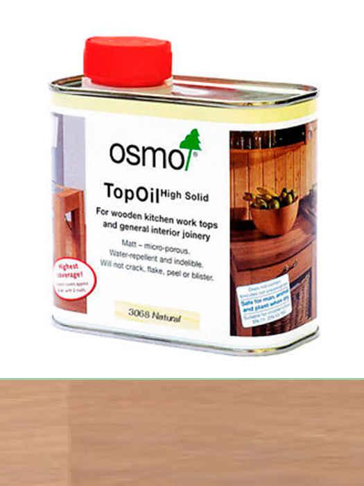 Олія з твердим воском для меблів і стільниць Osmo TopOil 0,125 L Натур 3068UN