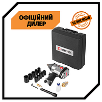 Пневмотический гайковерт INTERTOOL PT-1101 в кейсе + набор головок 17 ед TSH