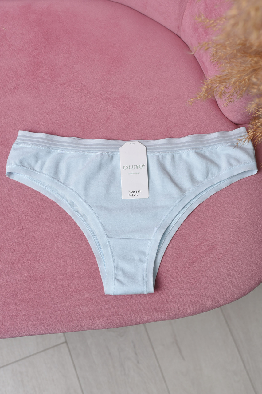 Труси жіночі однотонні блакитного кольору р.L 169707S, фото 1