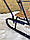 Дитячі санки "Королівські" з переставною ручкою-штовхачем Sprinter (Сині) Velo, фото 9