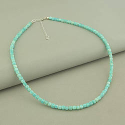 Підвіска Амазоніт Срібло (925) 43 см.