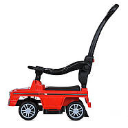 Каталка толокар Bambi Racer M 5043L-3 батьківська ручка, захисний бортик, м'яке сидіння, фото 3