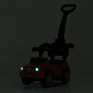 Каталка толокар Bambi Racer M 5043L-3 батьківська ручка, захисний бортик, м'яке сидіння, фото 5