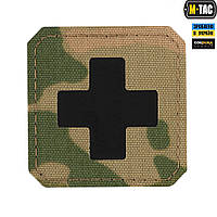 M-tac Шеврон нашивка « Крест медика » Парамедик мультикам для военных