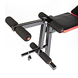 Лавка тренувальна York Fitness ASPIRE 120 складана зі стійкою під штангу, фото 3