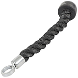 Канат для тяги York Fitness одинарний хват на трицепс, хром, фото 5