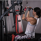 Ручка для верхньої тяги York Fitness 86см з паралельним хватом вигнута з гумовими рукоятками, хром, фото 5