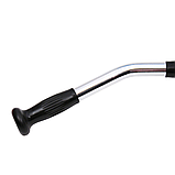 Ручка для верхньої тяги York Fitness 91см вигнута з гумовими рукоятками, хром, фото 6