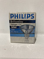 Лампа PHILIPS BRILL 20W GU5.3 12V MR16 36D галогенна