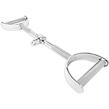 Ручка для верхньої тяги York Fitness 60см з паралельним хватом пряма, хром, фото 2