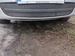 Зимова накладка на решітку (нижня) Матова для Skoda Octavia II A5 2010-2013рр