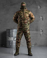 Теплая тактическая форма для ВСУ мультикам, Зимний камуфляжный армейский костюм теплая военная одежда