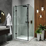 Скляні душові кабіни на замовлення. Душові кабіни із загартованого скла. Душові кути, фото 5