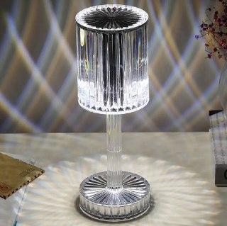 Декоративна кришталева LED лампа нічник USB Crystal Light