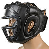 Шолом для єдиноборств зібравши шолом закритий чорний ELAST EV-50103 (розміри S-М), фото 2