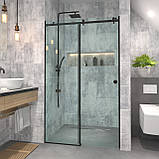 Розсувні душові двері. Розсувні скляні двері в душ. Розсувні душові перегородки, фото 2