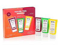 Подарочный набор для ухода за телом Q+A Travel Trio Bodycare Gift Set (5060486267453)