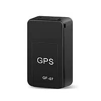 Аккумуляторный мини компактный GPS трекер GF 07 с магнитным креплением маячок автосигнализация
